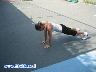 שכיבות שמיכה / אחיזה צרה - Narrow Grip Push Ups